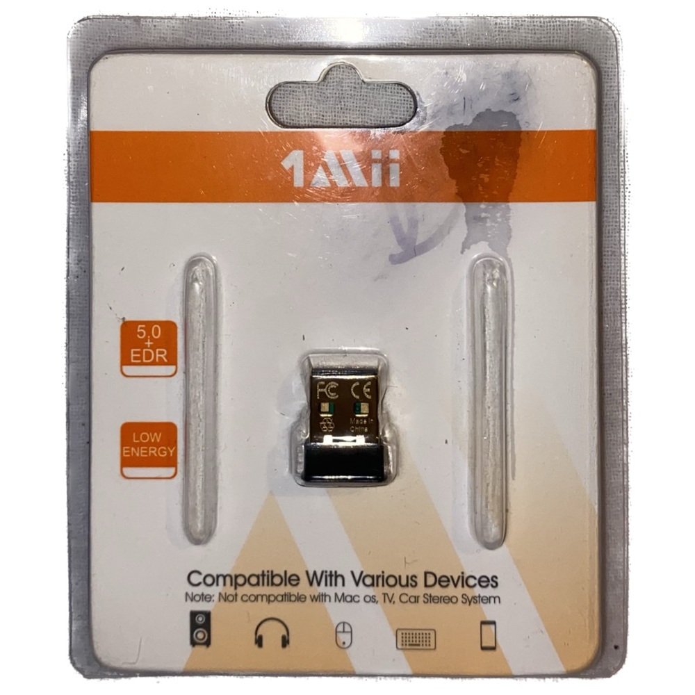 1Mii Mini 5.0 + EDR USB Bluetooth Dongle Adapter